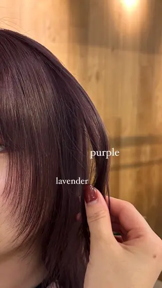 ミディアム カラー naturalカラー / Rukaのヘアスタイル