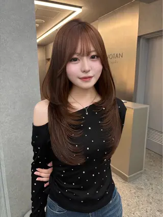 ロング 家村 茉由のヘアスタイル