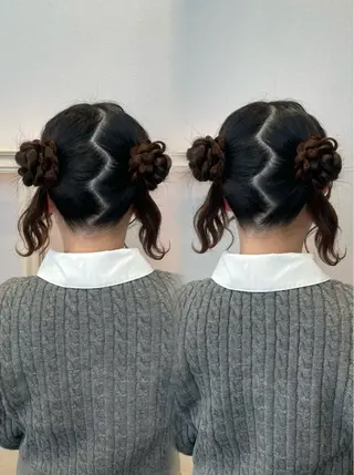 ロング ヘアアレンジ 横浜アレンジ/メンズ カット/yuukaのヘアスタイル