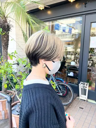 ショート カラー AKALA HAIR 西宮店 Juriのヘアスタイル