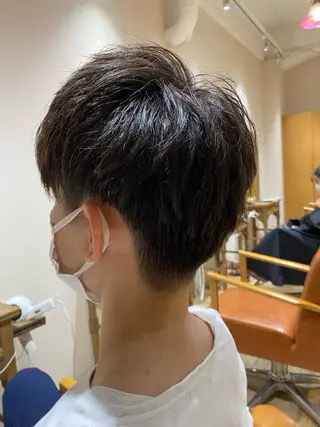 パーマ メンズ 田中 美沙希のヘアスタイル