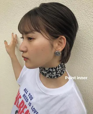 ショート カラー 松尾太樹 【pia】福岡美容室のヘアスタイル