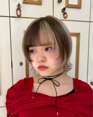 ショート カラー モデル募集 セイノチヒロのヘアスタイル