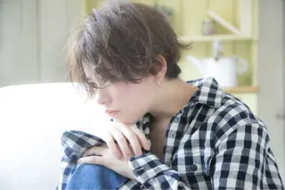 ショート 林 飛夕也のヘアスタイル