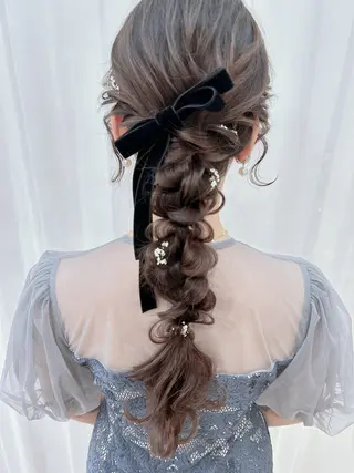 ロング ヘアアレンジ 大阪/ヘアアレンジ /似合わせset💐のヘアスタイル