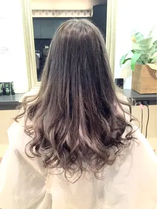 ロング カラー パーマPrivate SalonNoa名駅のヘアスタイル