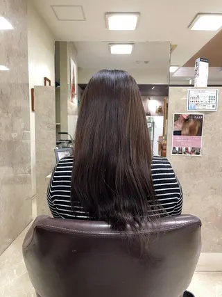セミロング 縮毛・酸性ストレート 特化のヘアスタイル