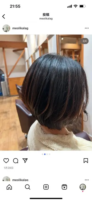 ショート lietovita 東海林のヘアスタイル