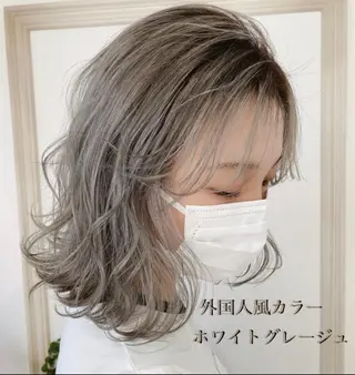 ミディアム カラー パーマ ヘアアレンジ メンズ キッズ ネイル マツエク・マツパ merc. 🌼せのおのヘアスタイル