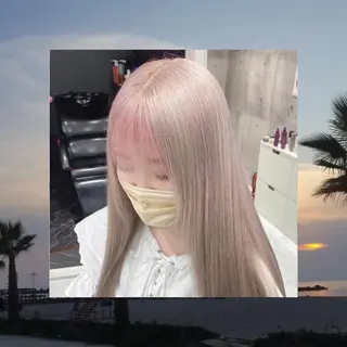 ロング カラー パーマ ヘアアレンジ メンズ キッズ ネイル マツエク・マツパ アイブロウ ハイトーンNo.1 👩🏼NaGiSaのヘアスタイル