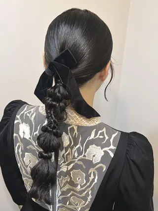 ヘアアレンジ 🤍ヘアセット.ヘア アレンジ湯山詩織🤍のヘアスタイル