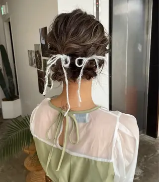 ミディアム 沖縄/ヘアアレンジ /ナカノのヘアスタイル