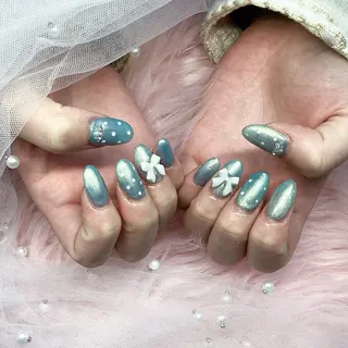 ネイル パーツ全部¥110 サロンミミのネイルデザイン