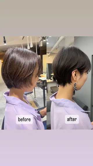 ショート Tamagawa Sakiのヘアスタイル