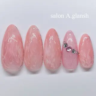 ネイル 肌質改善salon♪ 効果がわかる♪南森町のネイルデザイン