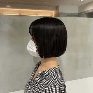ショート オリーブ カラー✨有坂映哉のヘアスタイル