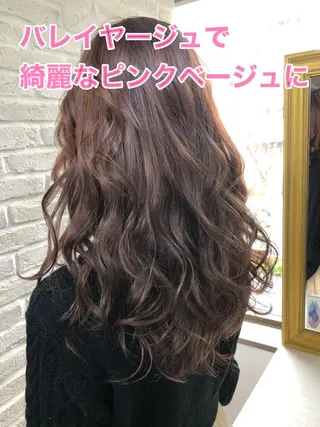 ミディアム カラー Soleria 田中慎一のヘアスタイル
