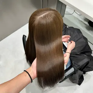 セミロング カラー ✨髪質改善艶カラー✨ リュウトのヘアスタイル