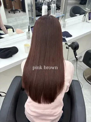 ロング カラー ♦️暖色/縮毛矯正/ 🫗kazuki♦️のヘアスタイル