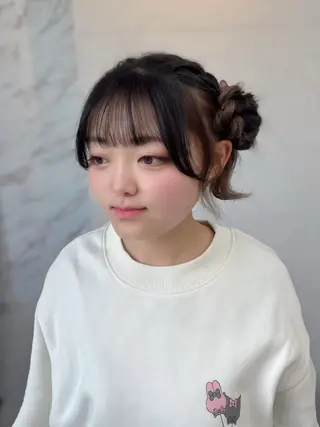 ロング ヘアアレンジ Ciete Shioriのヘアスタイル