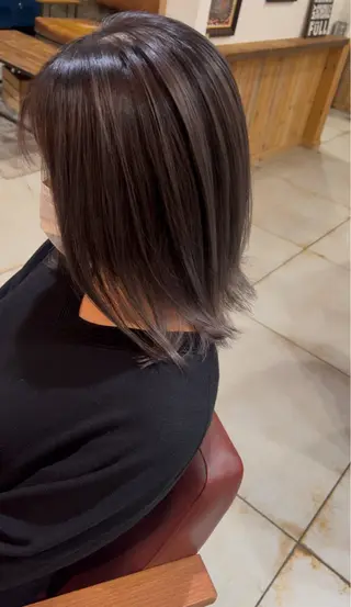 ミディアム ハイライトバレイヤー ジュ🎨川村聖吾🎨のヘアスタイル