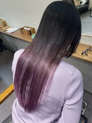 ロング カラー 【guild】眞島 縮毛矯正のヘアスタイル