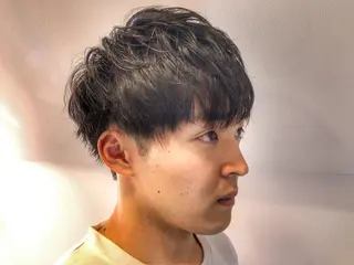 ショート パーマ メンズ 美髪矯正 Rioのヘアスタイル