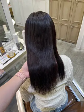 カラー エクステ🎀 暖色カラー🎀amiのヘアスタイル