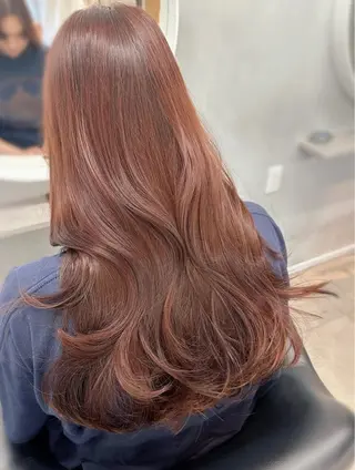 ロング カラー 透明感カラー×顔周り カットhinata♡のヘアスタイル