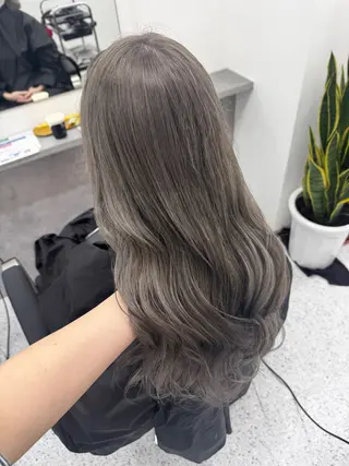 カラー 韓国レイヤー艶カラー ブリーチ otohaのヘアスタイル