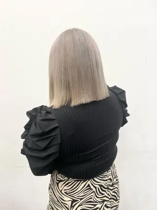 ショート カラー パーマ ヘアアレンジ メンズ ブリーチ　ハイトーン 特化🌈フジタハルキのヘアスタイル