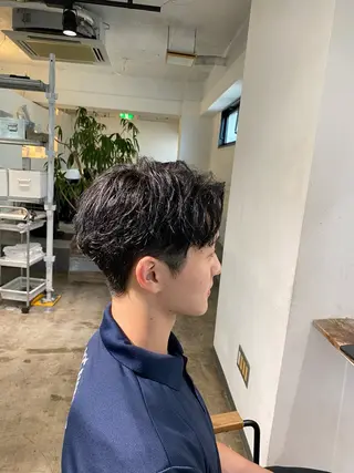 パーマ メンズ メンズパーマ 特化/中川拓也のヘアスタイル