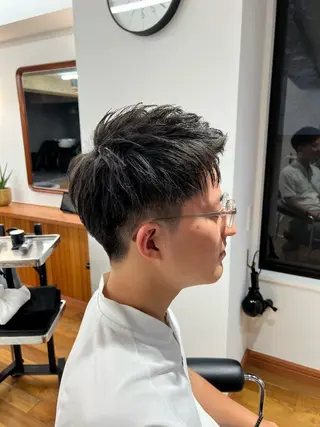 ショート メンズ メンズカット✂️ スキンフェード伊藤陸のヘアスタイル