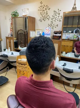 ショート メンズ 浅見 天翔のヘアスタイル