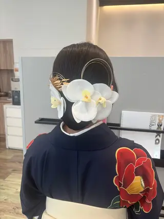 セミロング ヘアアレンジ 透明感カラー/ レイヤーkotonoのヘアスタイル