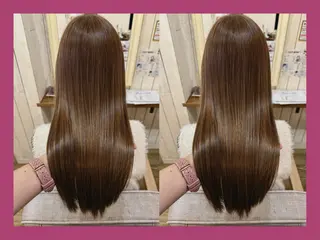 セミロング カラー 髪質改善/ハイトーン /茅ヶ崎/YUUKAのヘアスタイル