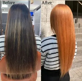 カラー こだいら ひめかのヘアスタイル