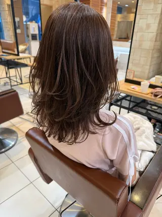 ミディアム 川崎レイヤーカット /江口真正のヘアスタイル