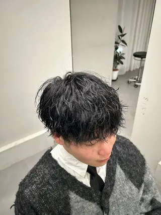 ショート パーマ メンズ 立川メンズパーマ職人 店長/小泉文人のヘアスタイル