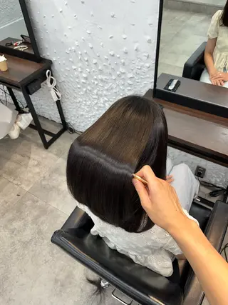 セミロング 髪質改善/艶髪特化 /透明感✨️こうめいのヘアスタイル