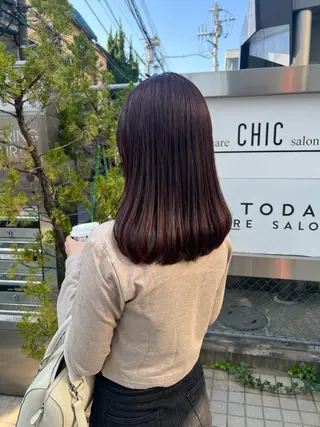 セミロング カラー 似合わせヘア🫶🏻 つきいてるみのヘアスタイル