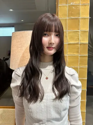 ロング カラー 透明感✨女性特化💙 chihiroのヘアスタイル