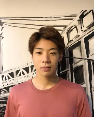 メンズ ✨色持ちの良い艶 カラー✨蟹江真世のヘアスタイル