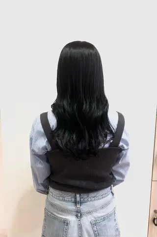 ロング カラー ミ ユのヘアスタイル