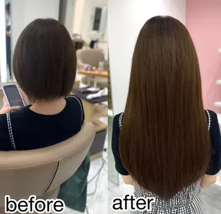 カラー ミディアム 桃屋 桃屋のヘアスタイル