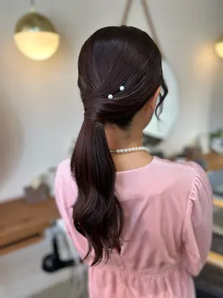 ヘアアレンジ Miku 🦔 / ヘアセットのヘアスタイル