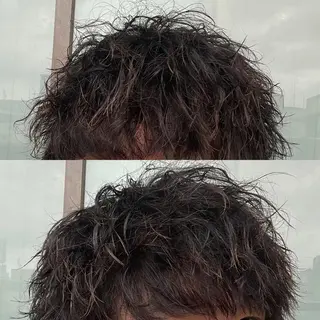 パーマ メンズ かんばら りょーいのヘアスタイル