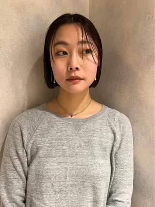 ミディアム 縮毛矯正/アレンジ FACE。ゆのんのヘアスタイル