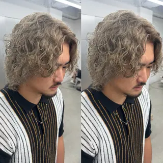 メンズ メンズパーマ特化サロンLond LOGAN所属・SEIYA メンズパーマ職人のヘアスタイル