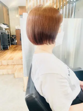 ショート カラー ショートボブ髪質改善 縮毛矯正のプロ山道潤のヘアスタイル